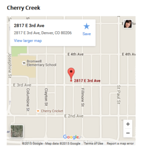 Cherry Creek North Map