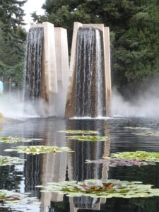 Waterfalls at the Denver Botanic Gardens