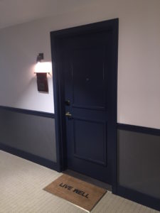 Room Doors at Halcyon Hotel - Live Well